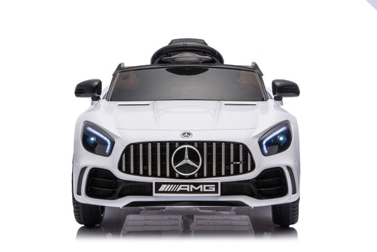 MERCEDES AMG 12V RIDE - ON | 2 MOTORS | EVA WHEELS | LEATHER SEAT | WHITE - Marah Kids