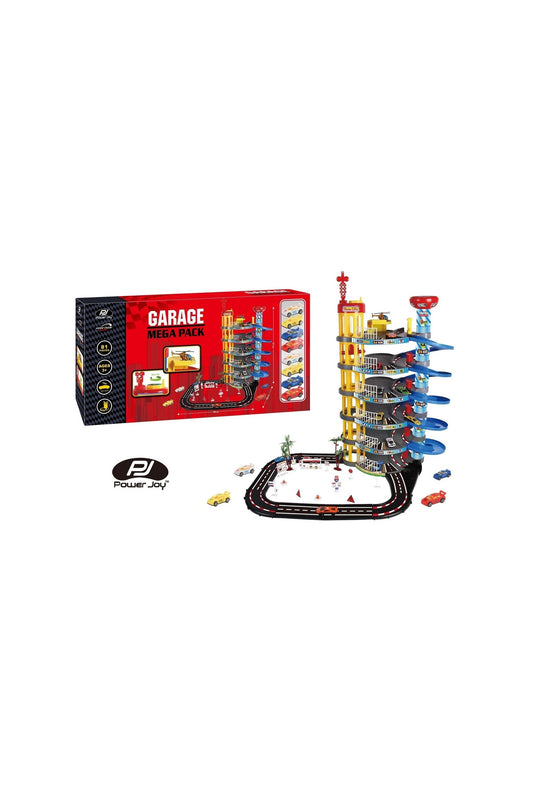 مجموعة Power Joy Vroom Vroom Megapack المكونة من 6 طوابق والتي تضم 8 سيارات