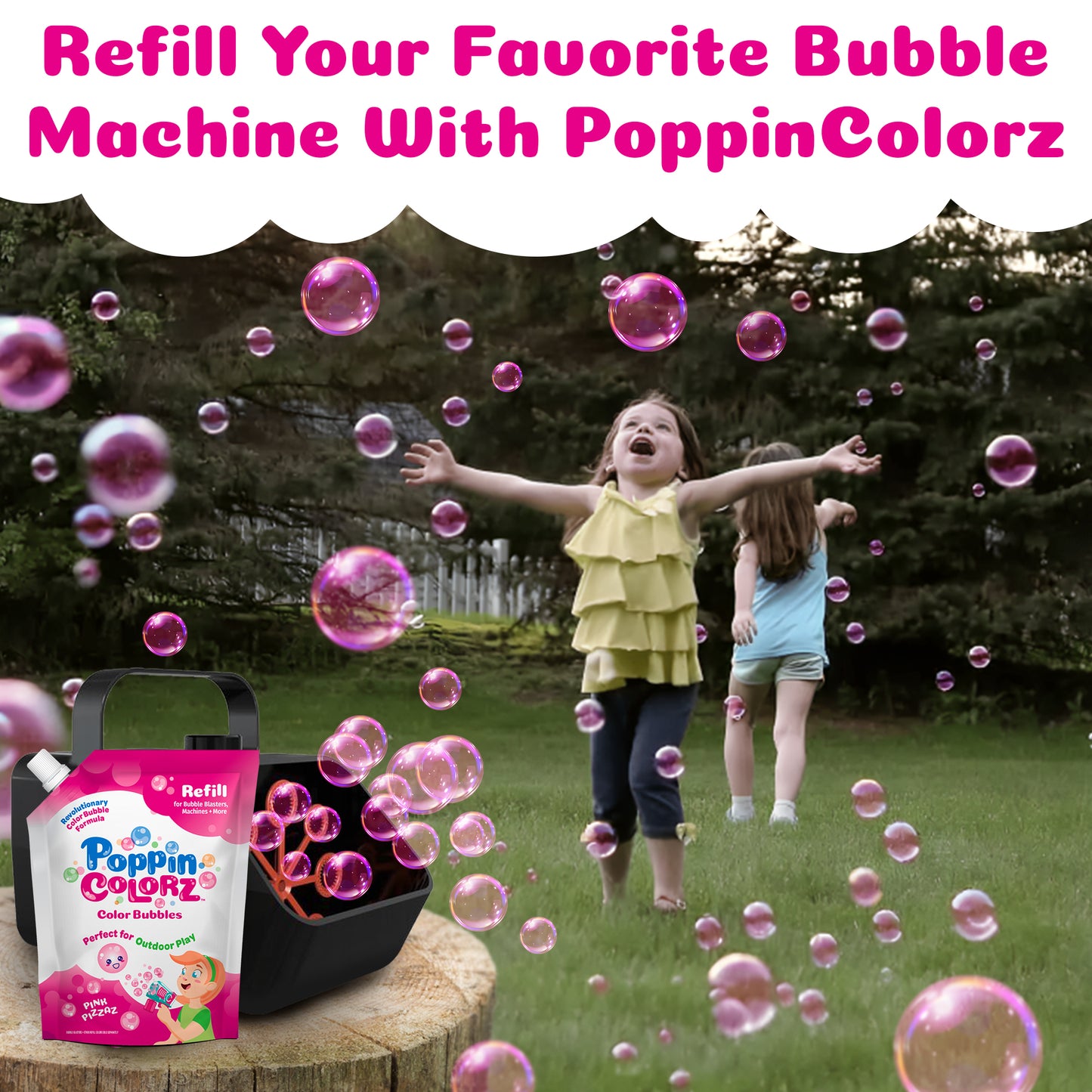 Poppincolorz - Color Pink Pizzaz Refill 14Oz