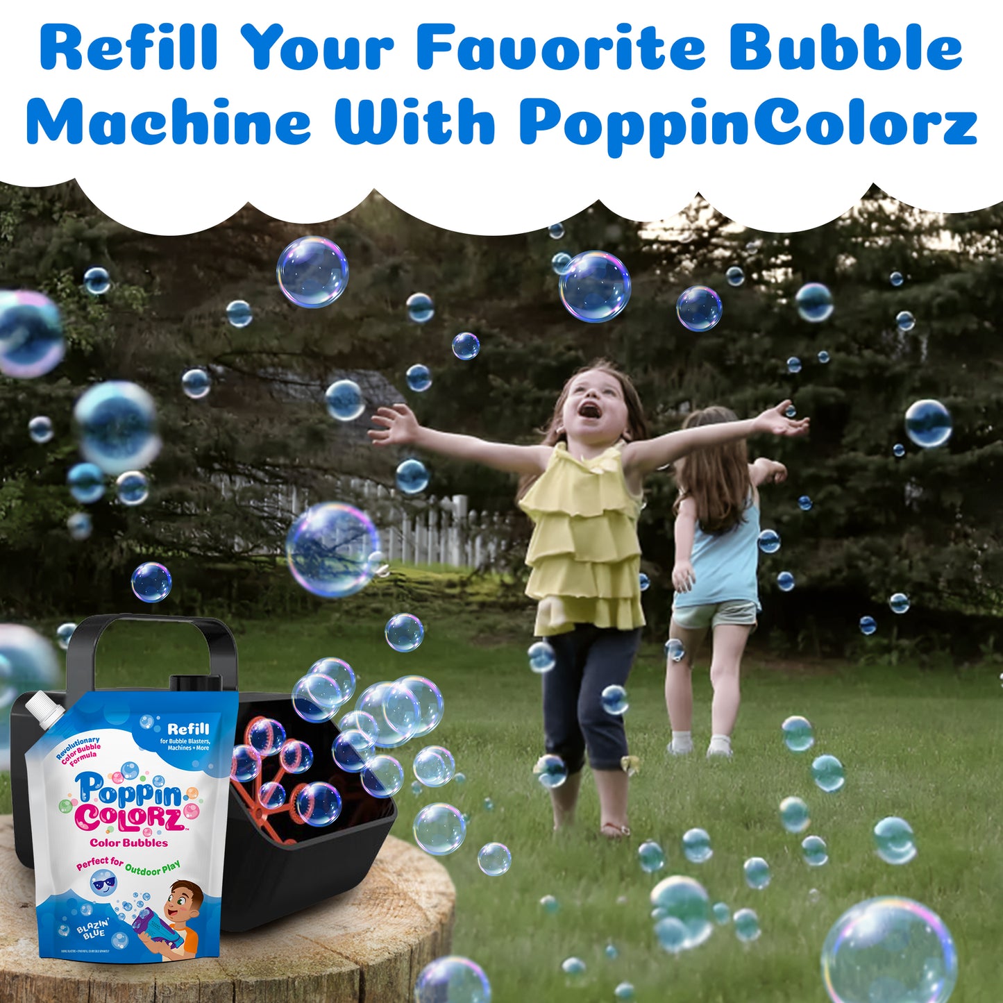 Poppincolorz - Color Blazin Blue Refill 14Oz
