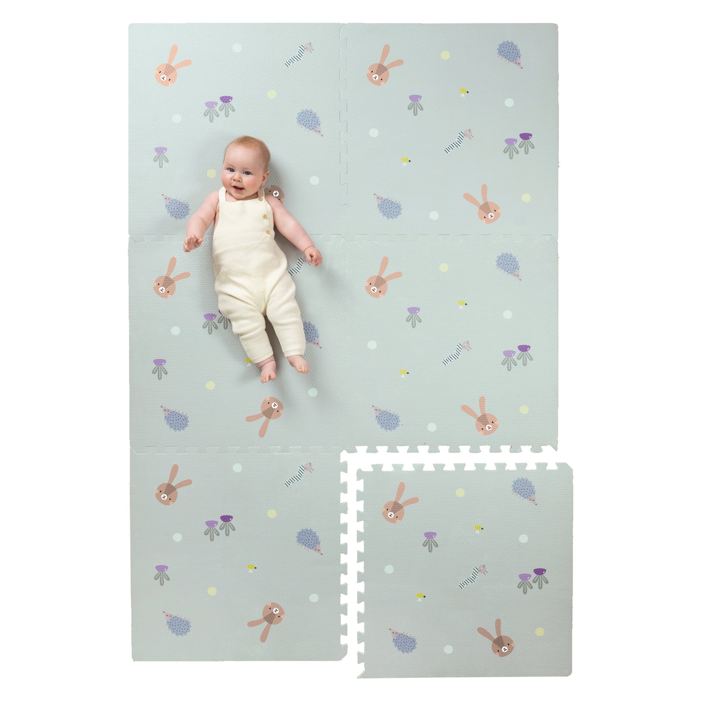 Taf Toys Urban Garden XL Puzzle Play Mat | 180x120cm Baby Mat, 0M+