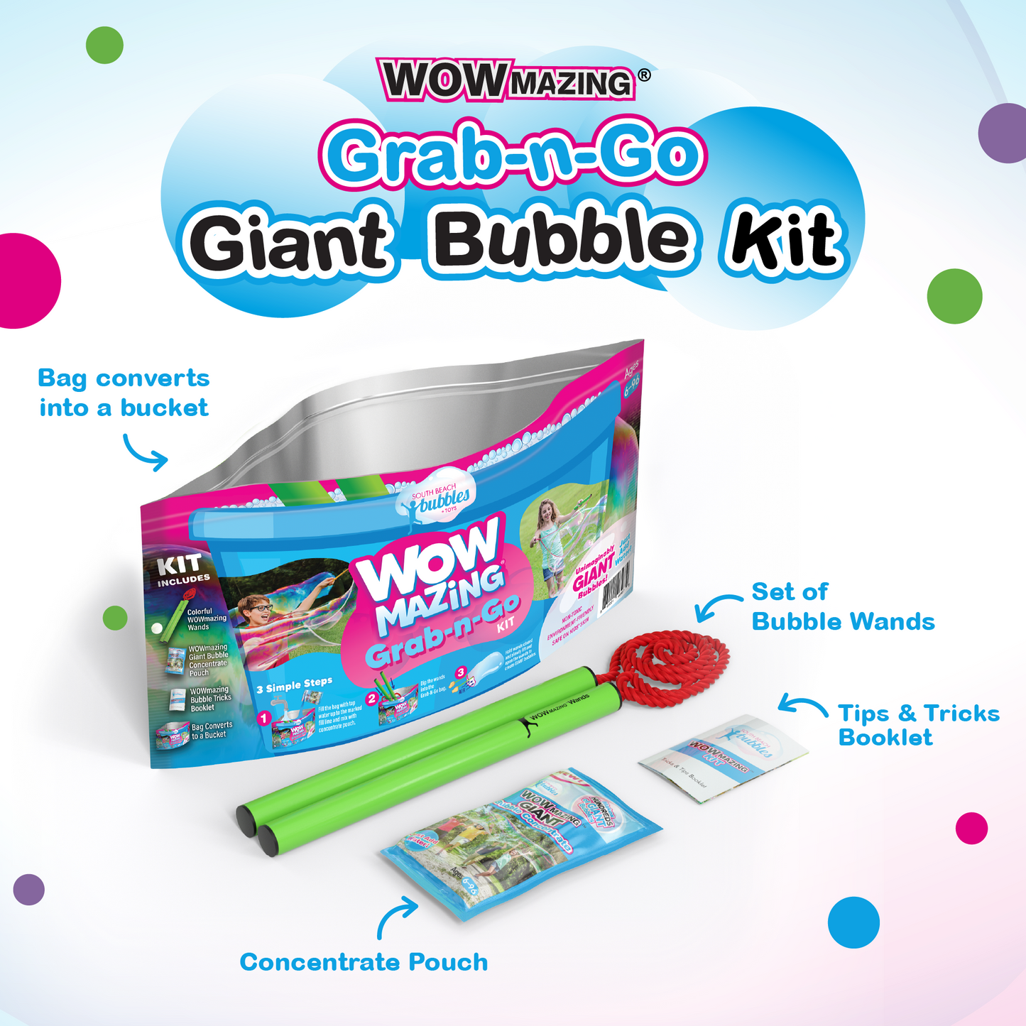 Wowmazing - Grab-N-Go Kit Pdq 18 Pcs