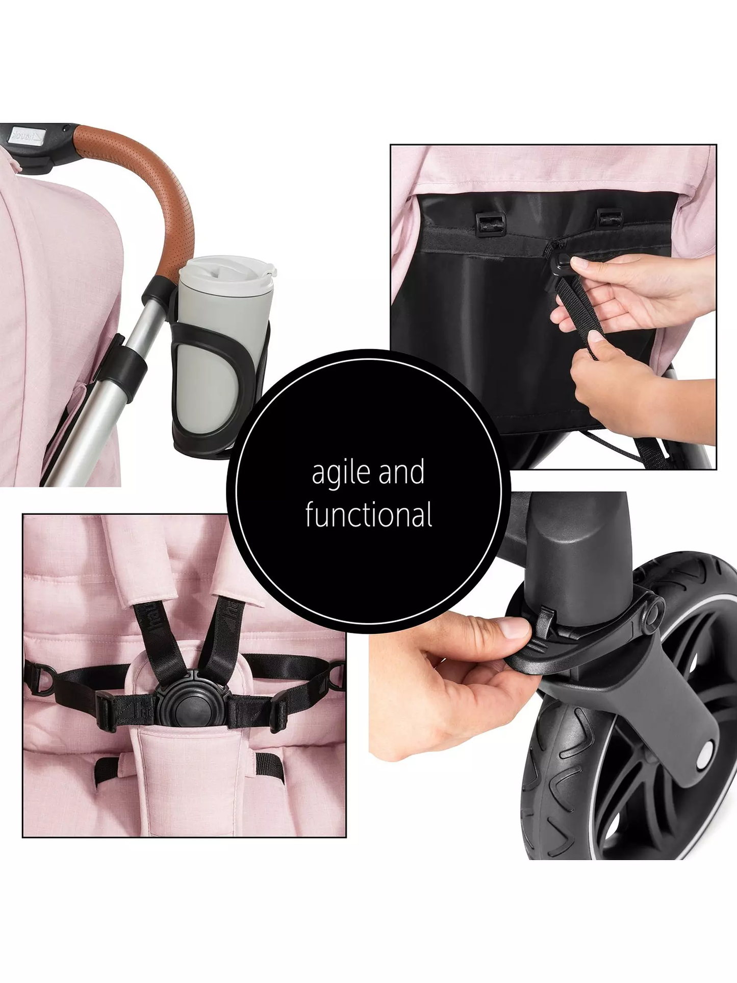 Hauck - standard stroller Uptown - Rose