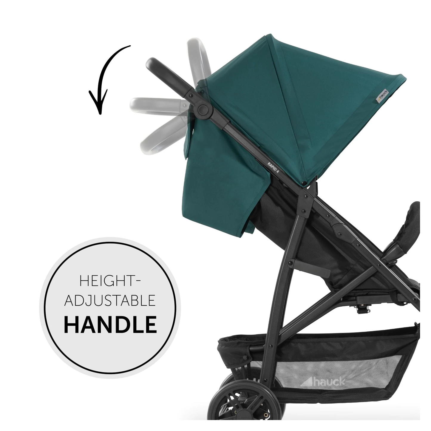 Hauck - standard stroller Rapid 4 - Petrol