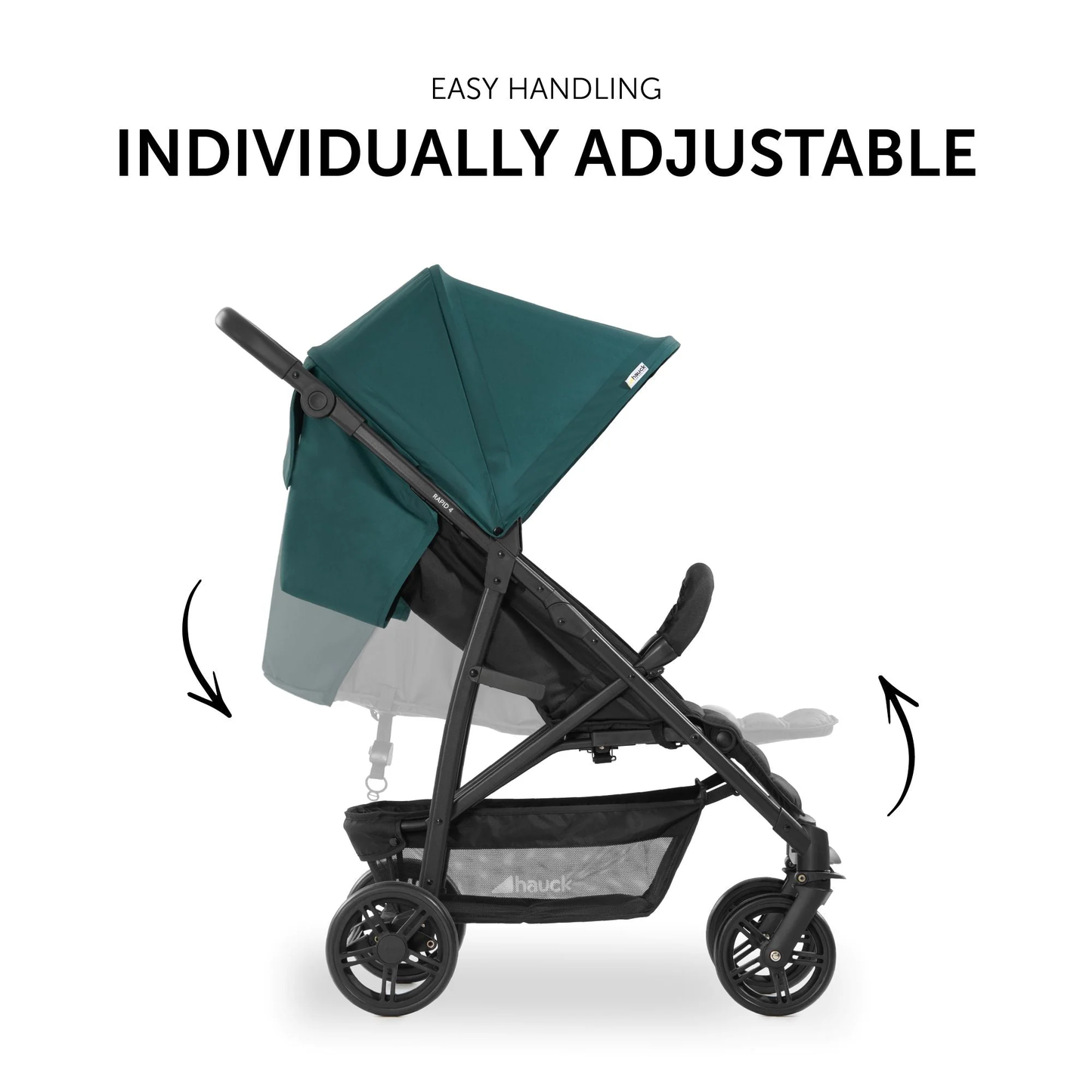 Hauck - standard stroller Rapid 4 - Petrol