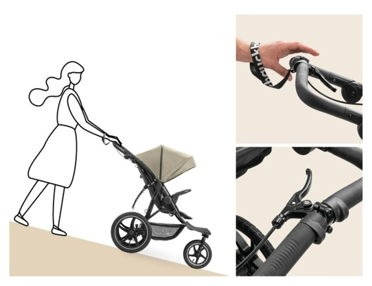 Hauck- Runner 3 Olive