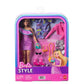 Barbie Doll with Clothes and Accessories, Blond Hair and 3 Party-Themed Mix-And-Match Outfits Including Dresses, Purses and Heels