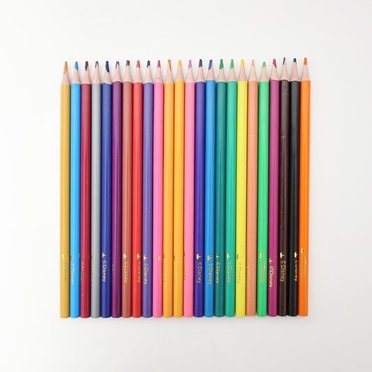 DISNEY PRINCESS 24 COLORED PENCILS WITH SHARPENER