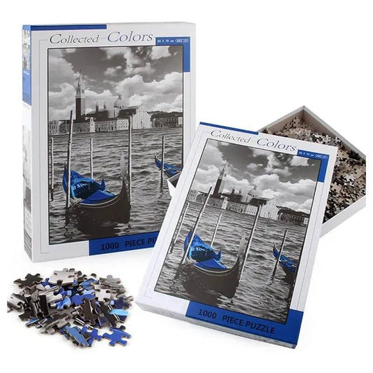 Jigsaw Puzzle 1000 Pieces Jigsaw Paper Puzzles, Building Model - Venice - Marah Kids