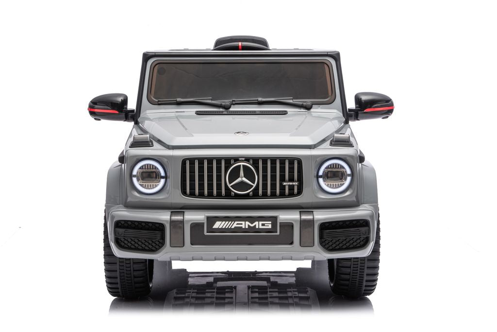 MERCEDES BENZ G63 AMG 12V RIDE - ON | 2 MOTORS | EVA WHEELS | LEATHER SEAT | GREY - Marah Kids