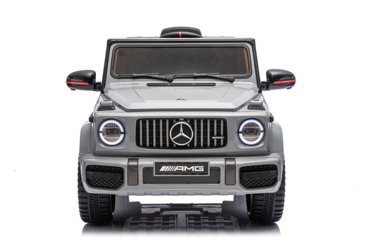 MERCEDES BENZ G63 AMG 12V RIDE - ON | 2 MOTORS | EVA WHEELS | LEATHER SEAT | GREY - Marah Kids