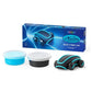 Hey Clay - Cyber Cars BLUE CYBER CAR Colourful modelling air - dry clay, 2 cans with fun interactive app for kids 3 years + - Marah Kids