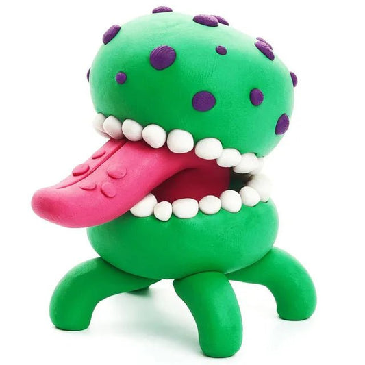 HEY CLAY – DIY Burger Plastic Creative Modelling Air - Dry Clay For Kids 3 Cans - Marah Kids