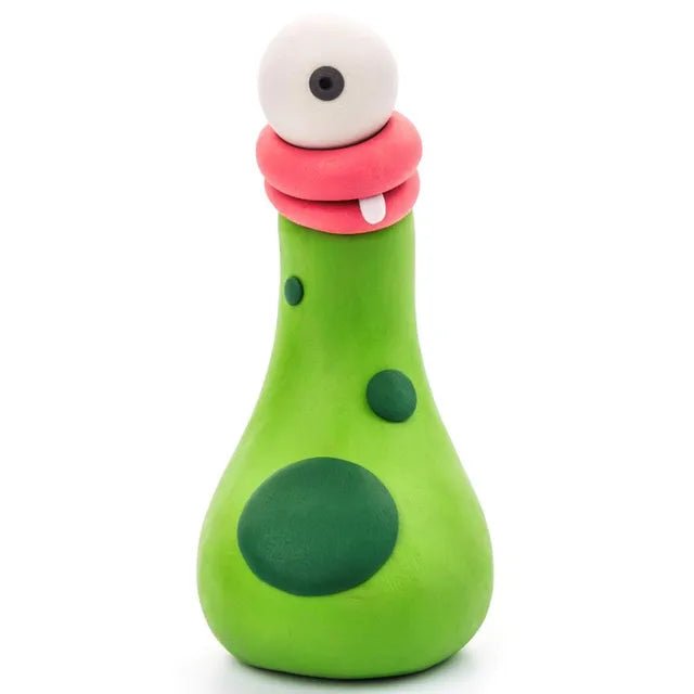 HEY CLAY – DIY Cyclops Plastic Creative Modelling Air - Dry Clay For Kids 3 Cans - Marah Kids