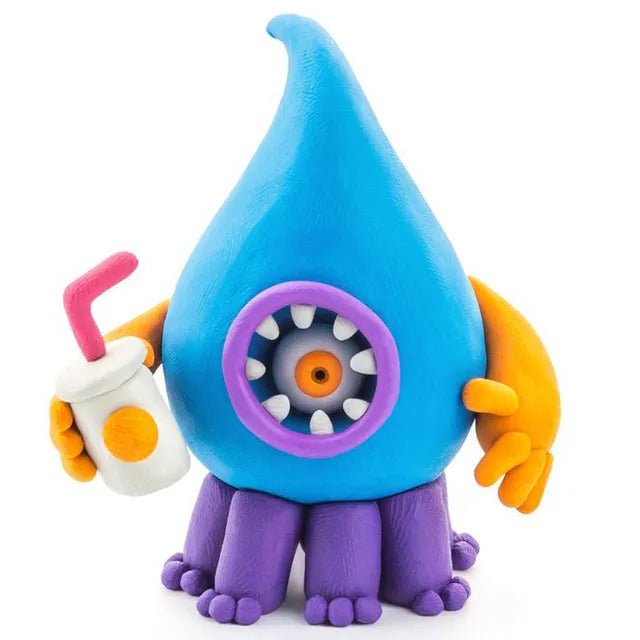 HEY CLAY – DIY Drop Plastic Creative Modelling Air - Dry Clay For Kids 3 Cans - Marah Kids