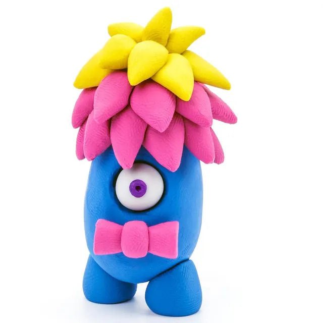 HEY CLAY – DIY Hipster Plastic Creative Modelling Air - Dry Clay For Kids 3 Cans - Marah Kids