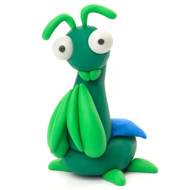HEY CLAY – DIY Mantis Plastic Creative Modelling Air - Dry Clay For Kids 3 Cans - Marah Kids