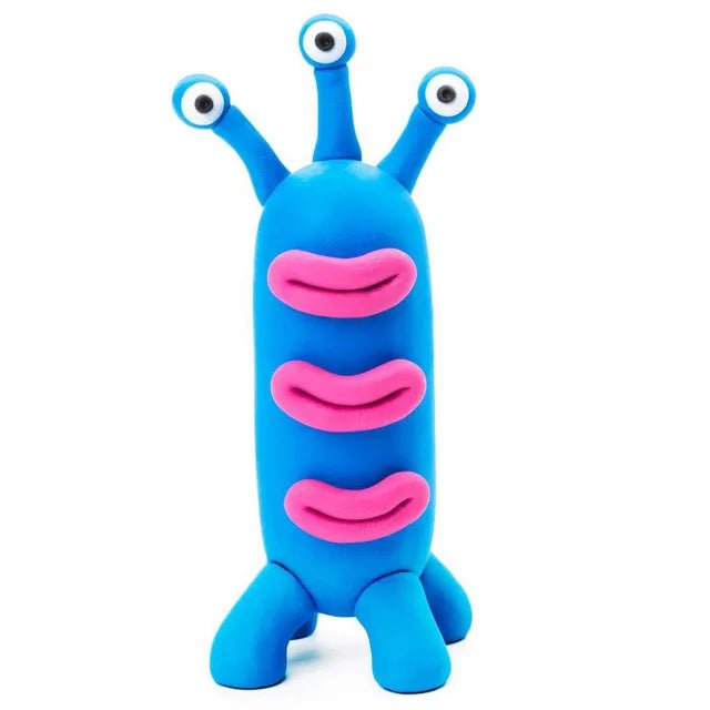 HEY CLAY – DIY Trio Plastic Creative Modelling Air - Dry Clay For Kids 3 Cans - Marah Kids