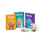 Hey Clay - Flower RINGS Colourful modelling air - dry clay, 3 cans with fun interactive app for kids 3 years + - Marah Kids