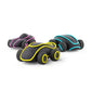 Hey Clay - Cyber Cars PINK CYBER CAR Colourful modelling air - dry clay, 2 cans with fun interactive app for kids 3 years + - Marah Kids