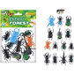 Power Joy Animal Worldz Insects 2inches 10pieces - Marah Kids