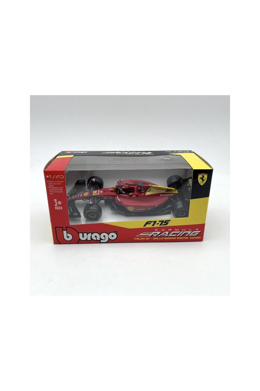 Bburago 1:43 Scale Ferrari F1-75 #16 Leclerc 2022 Italian GP Diecast Model