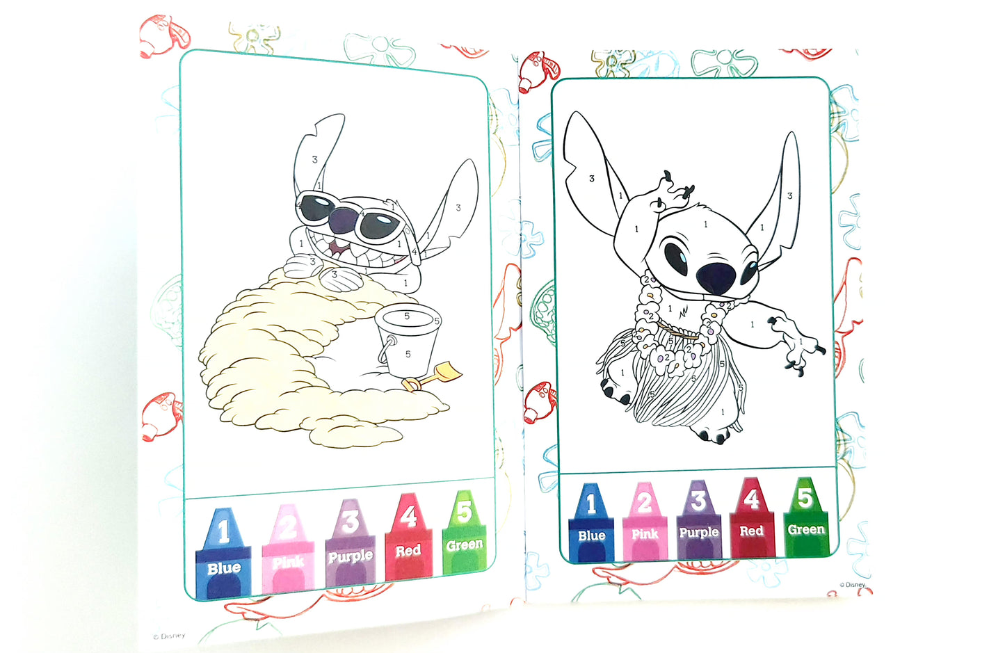 Disney Stitch Color By Number