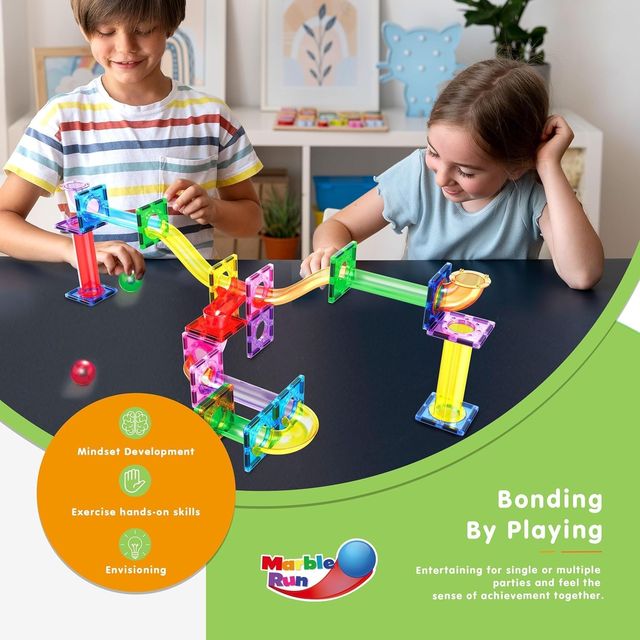 Picasso Magnetic Marble Run 40 - pieces - Marah Kids
