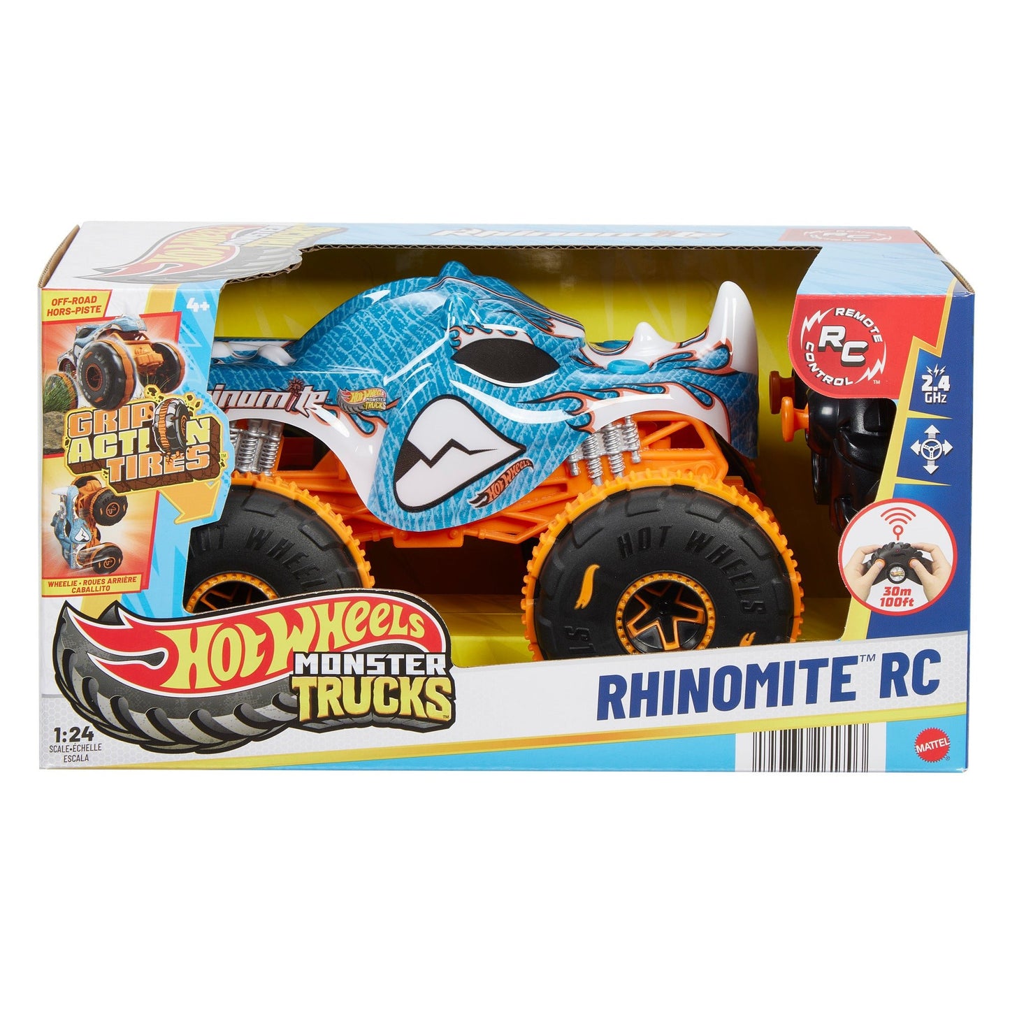 Hot Wheels - Monster Trucks RC 1:24 Rhinomite