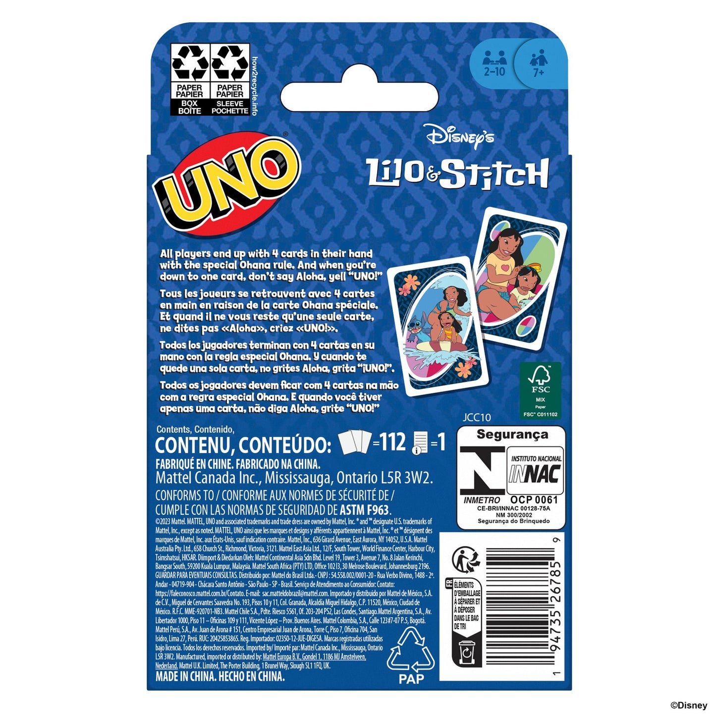 UNO - Lilo & Stitch