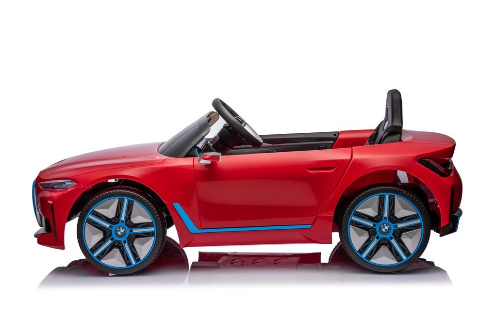 BMW I4 12V RIDE - ON | 2 MOTORS | EVA WHEELS | LEATHER SEAT | RED - Marah Kids