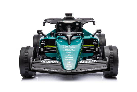 Power Joy - Power Wheelz Aston Martin Aramco F1 Remote Control Ride - On Car - 1pc - Marah Kids