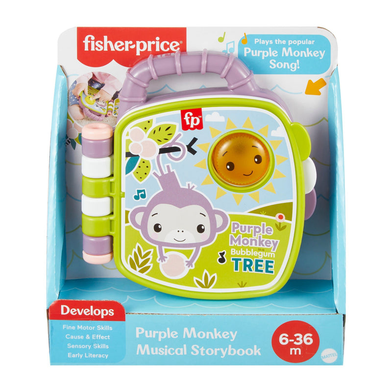 Fisher Price - Purple Monkey Musical Storybook - Marah Kids