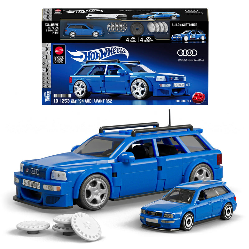 Hot Wheels - Mattel Brick Shop Speed Audi Avant RS2 - Marah Kids