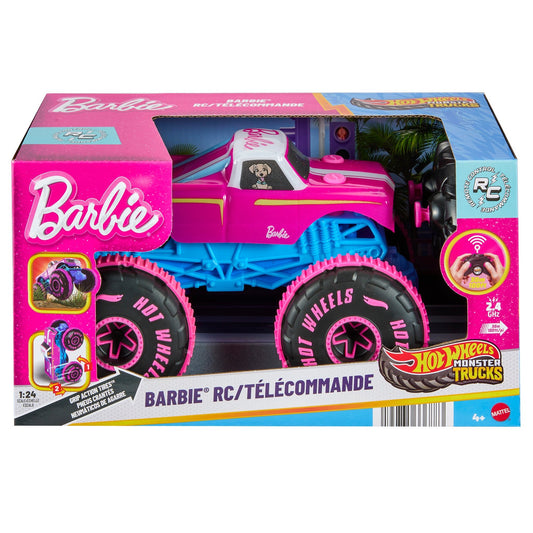 Hot Wheels - Monster Trucks 1:24 Barbie RC - Marah Kids