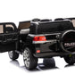 Toyota Electric Ride - on Police Car w/Remote Control - Black 12V - Marah Kids