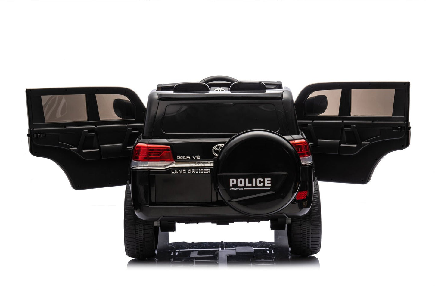 Toyota Electric Ride - on Police Car w/Remote Control - Black 12V - Marah Kids