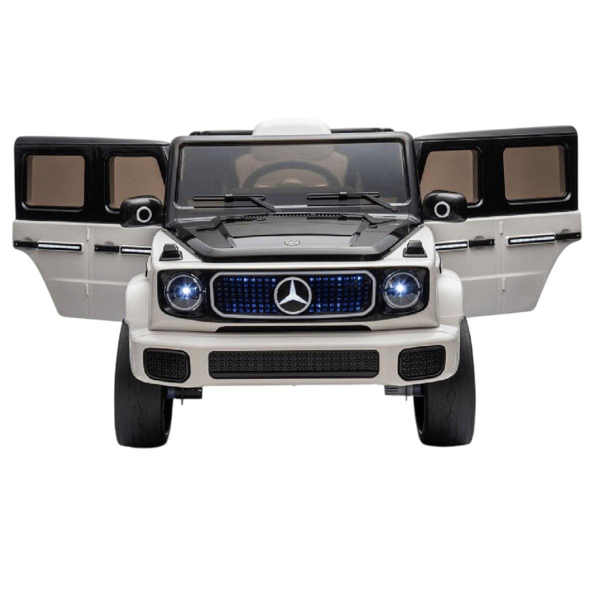 Mercedes - Benz EQG Electric Car Battery Powered Jeep - White - Marah Kids