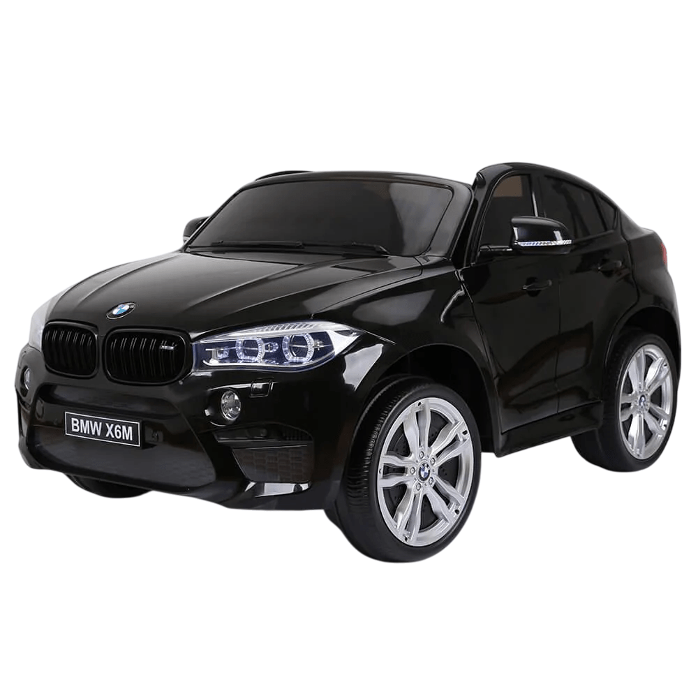 BMW X6M Kids 12V Ride On Car with Remote - Black - Marah Kids