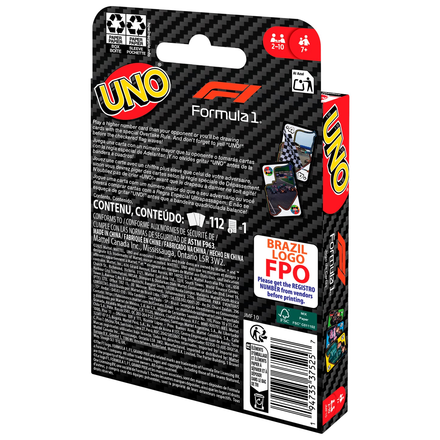 UNO - Formula 1