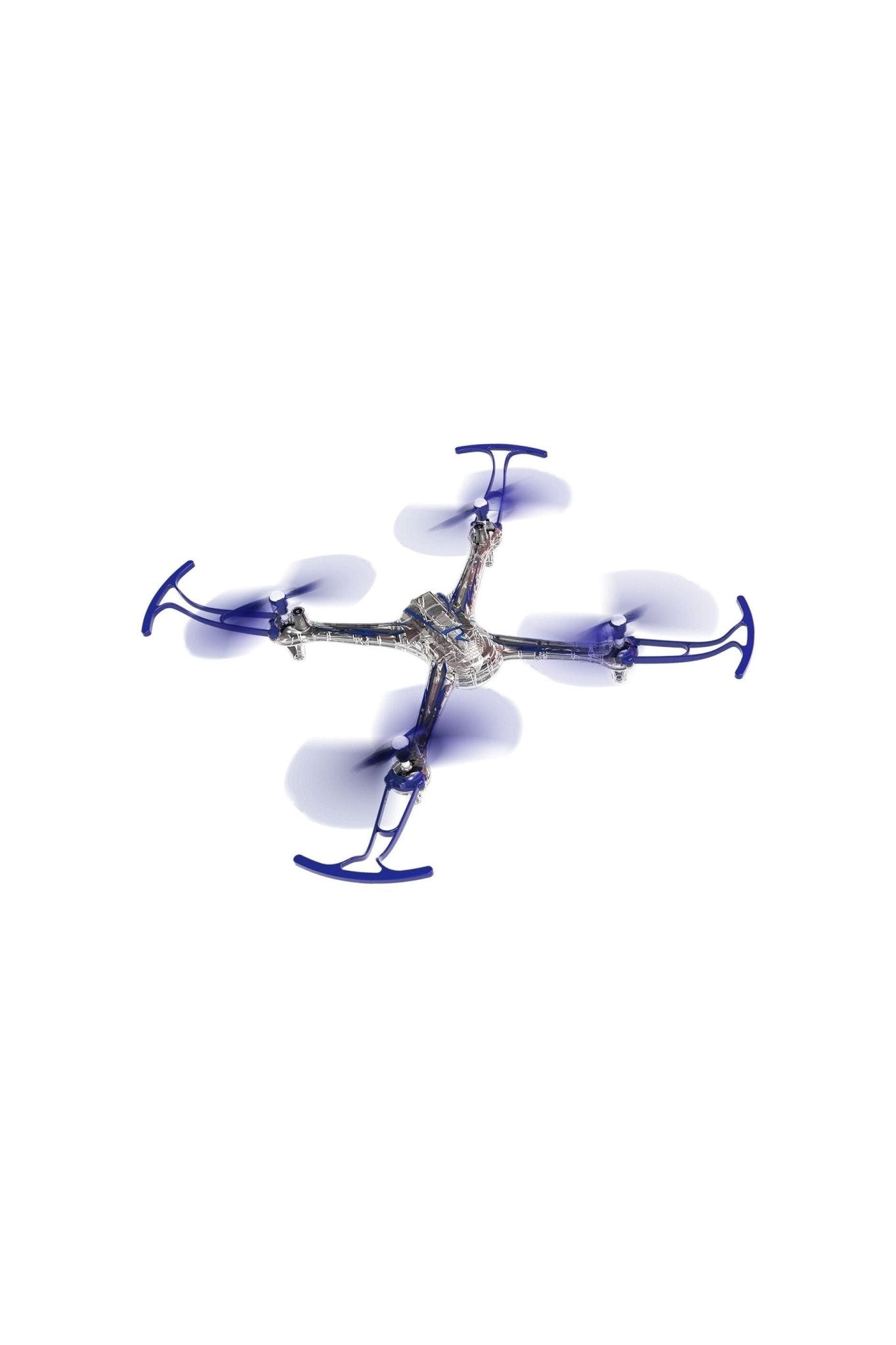 4 - Channel Auto Hover Rc Stunt Drone - Blue/Orange - Marah Kids