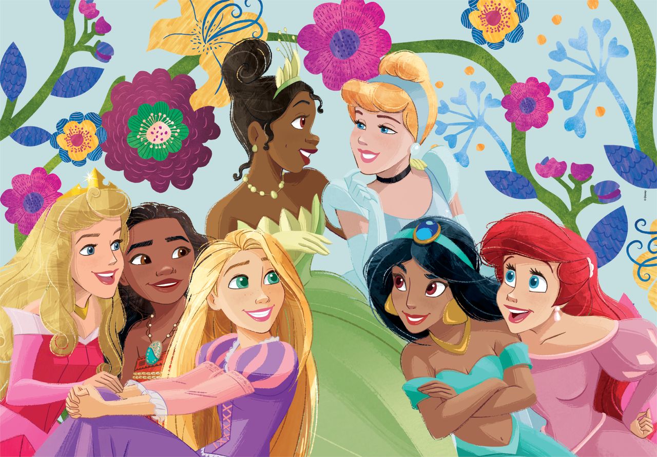Clementoni Puzzle Disney Princess Chatting 2x60 - pieces - Marah Kids