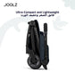Joolz Aer2 Compact Lightweight Baby Stroller 6.2kg One - Hand Fold Navy Blue - Marah Kids