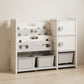 Storage Rack W/ Book Shelf - Large - Marah Kids