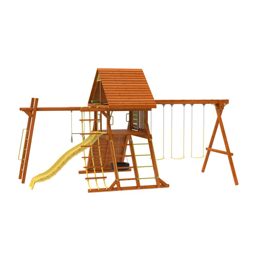 Kiddoro - Discovery Den With Monkey Bars Swing Set - image 15