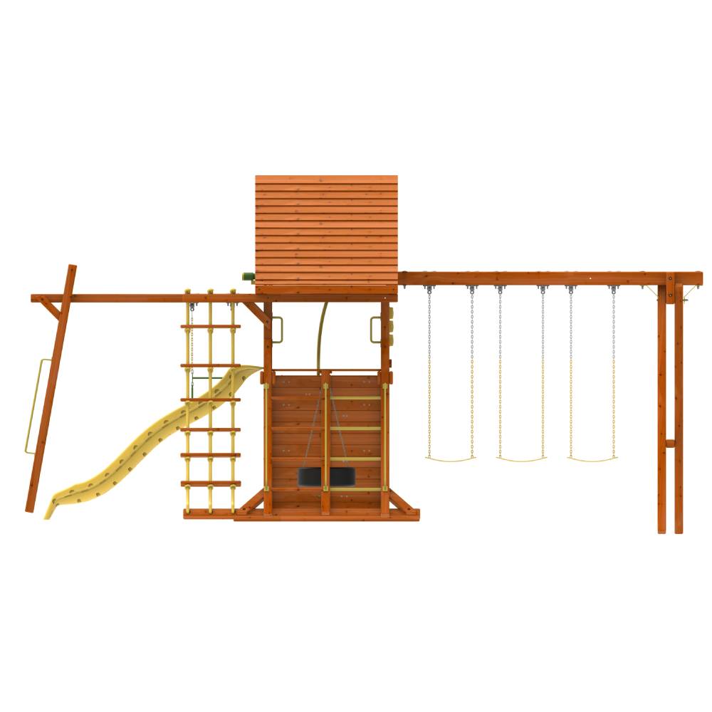 Kiddoro - Discovery Den With Monkey Bars Swing Set - image 14
