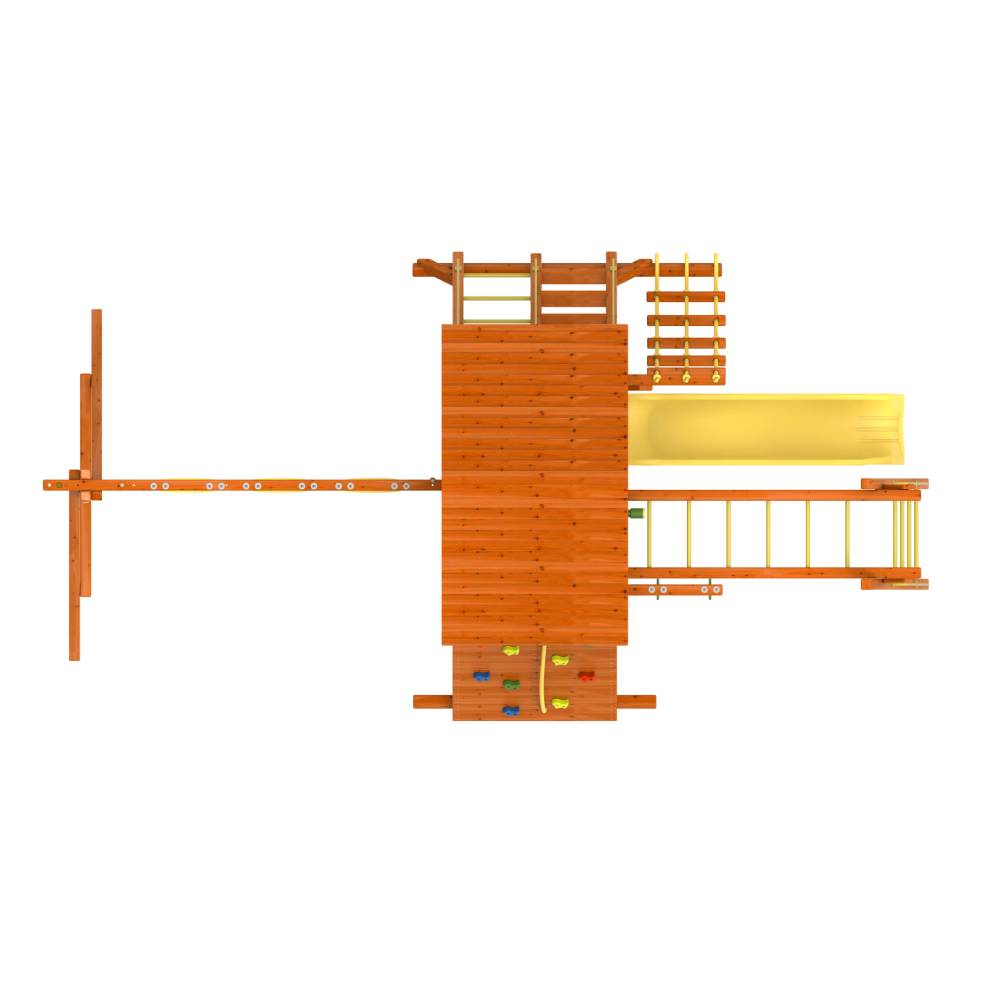 Kiddoro - Discovery Den With Monkey Bars Swing Set - image 12