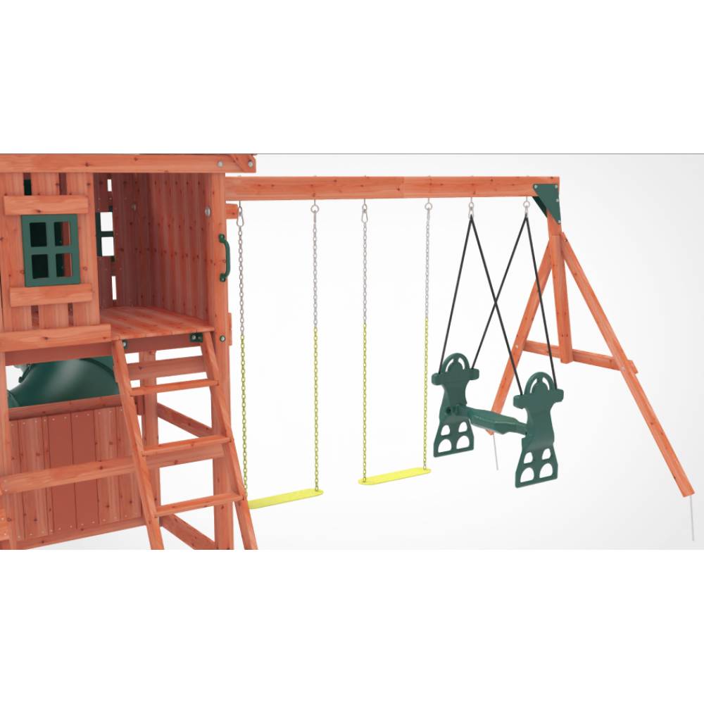 Kiddoro - Little Heroes HQ Swing Set - image 26