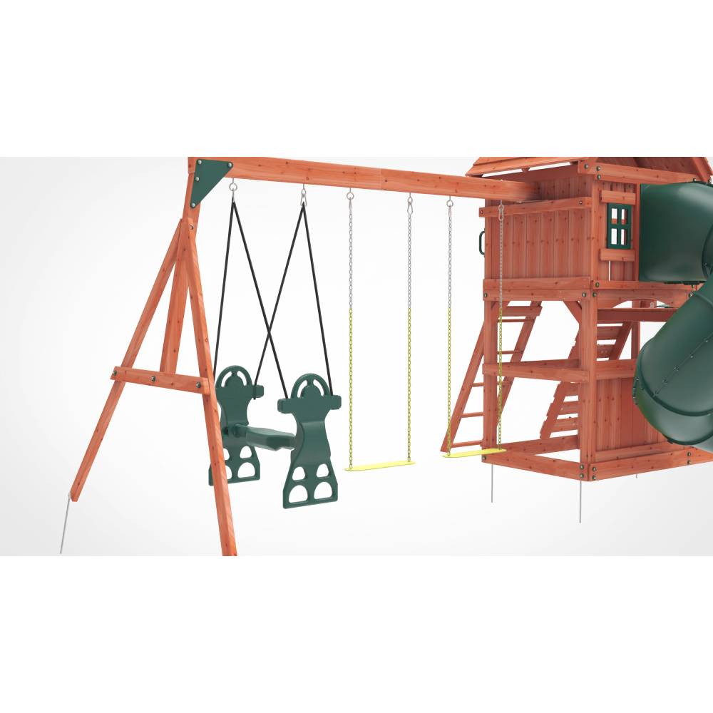 Kiddoro - Little Heroes HQ Swing Set - image 20