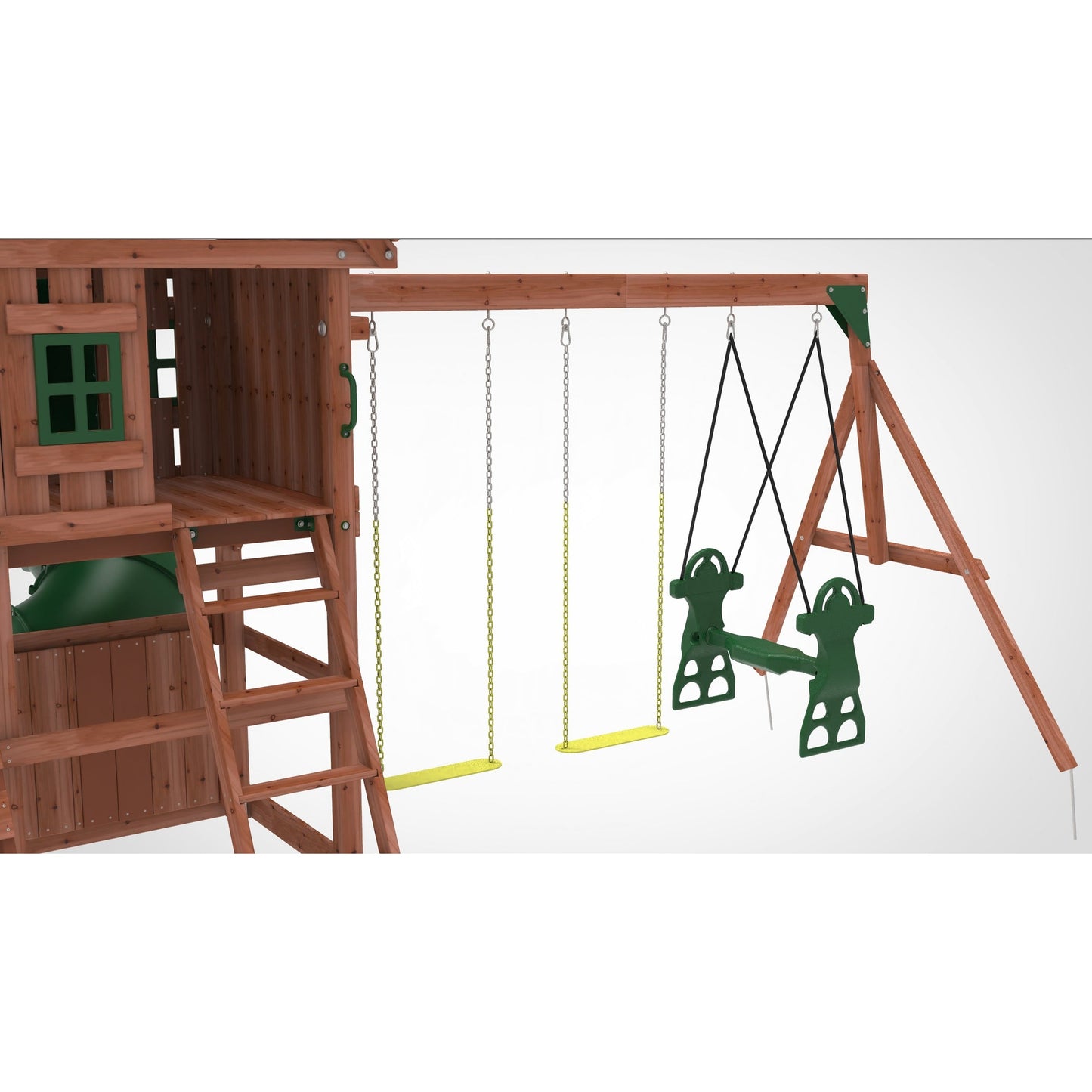 Kiddoro - Little Heros HQ Swing Set